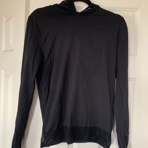 Black long sleeve with hood